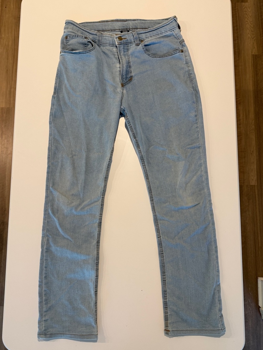 Origin Straight Leg Men's Jeans, light blue 32x32